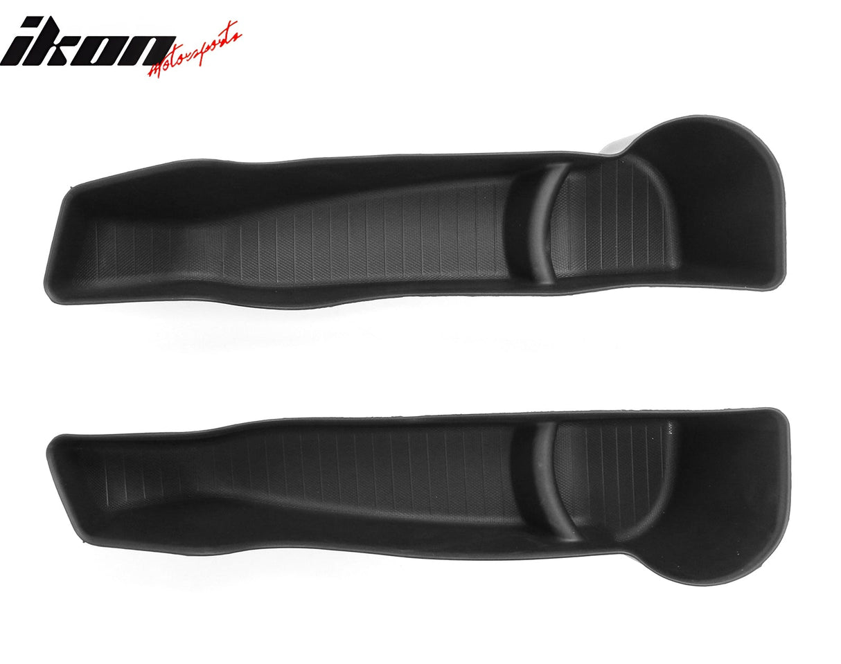 2020-2023 Tesla Model Y Black Door Side Storage Box Injection TPE 4PCS