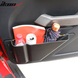 2021-2025 Ford Bronco 2/4 Dr Black Front Door Storage Box TPE+ABS 2PCS