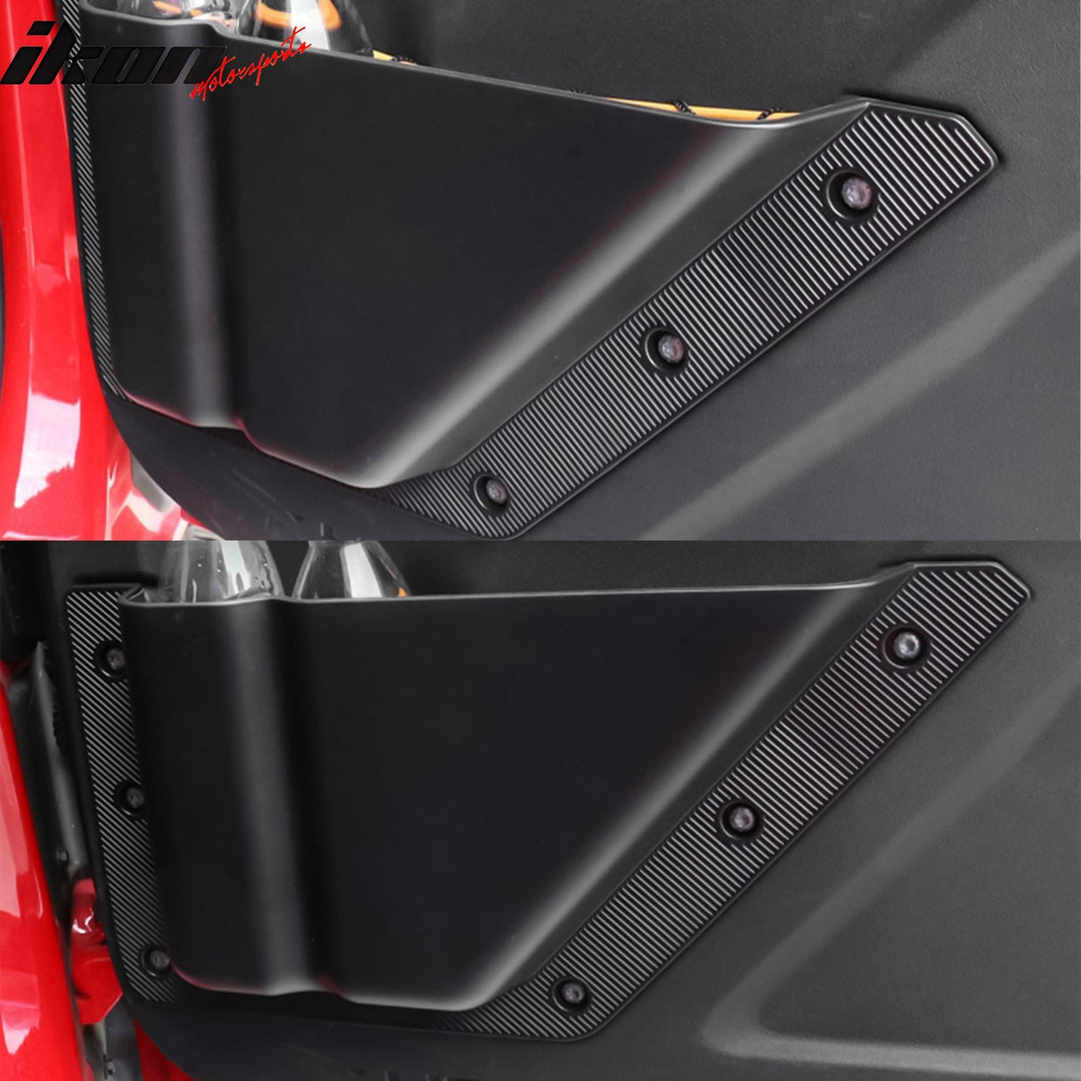 2021-2025 Ford Bronco 2/4 Dr Black Front Door Storage Box TPE+ABS 2PCS