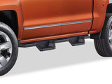 Stainless Steel Both Sides Nerf Bar ST 2007-2018 Chevy Silverado/ GMC Sierra 1500 Crew Cab\ 2007-2019 Chevy Silverado/ GMC Sierra 2500 HD/3500 HD Crew Cab\ (Incl. Diesel Models With DEF Tanks\ Not for 2007 Classic Model) IA03NJG1B