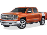 Stainless Steel Both Sides Nerf Bar ST 2007-2018 Chevy Silverado/ GMC Sierra 1500 Crew Cab\ 2007-2019 Chevy Silverado/ GMC Sierra 2500 HD/3500 HD Crew Cab\ (Incl. Diesel Models With DEF Tanks\ Not for 2007 Classic Model) IA03NJG1B