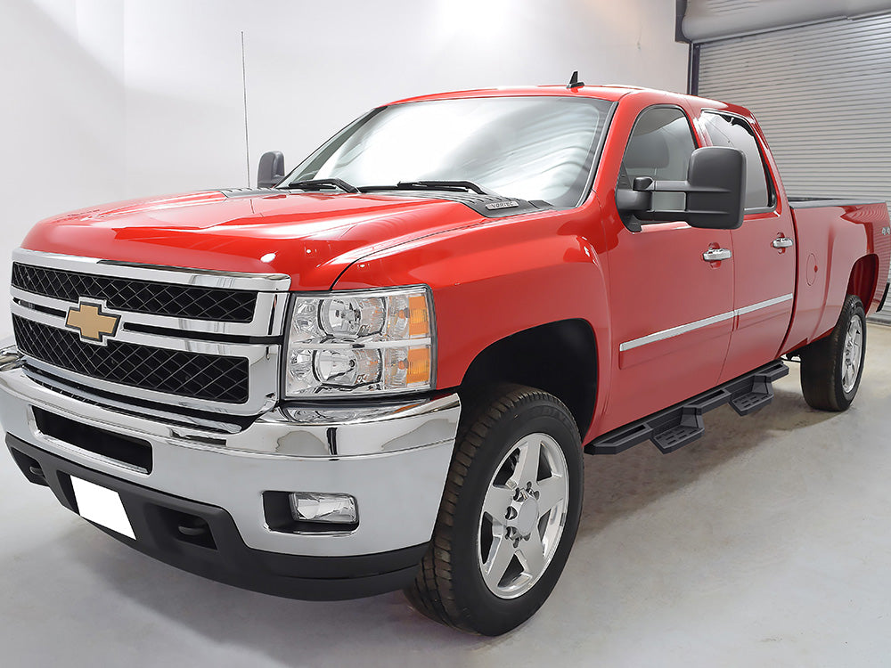 Stainless Steel Both Sides Nerf Bar ST 2001-2007 Chevy/GMC Silverado/Sierra "Classic" 1500/1500HD/2500/2500HD/3500 Crew Cab IA03NJJ1B