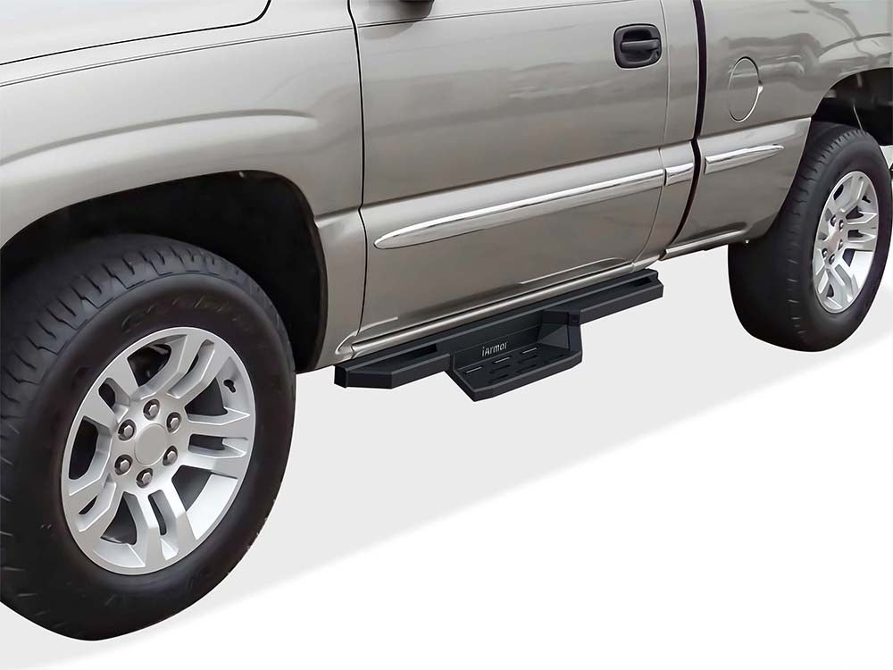 Stainless Steel Both Sides Nerf Bar ST 1999-2007 Chevy/GMC Silverado/Sierra "Classic" 1500 Regular Cab\ 2001-2007 Chevy/GMC Silverado/Sierra "Classic" 2500/3500 Regular Cab IA03NJJ7B