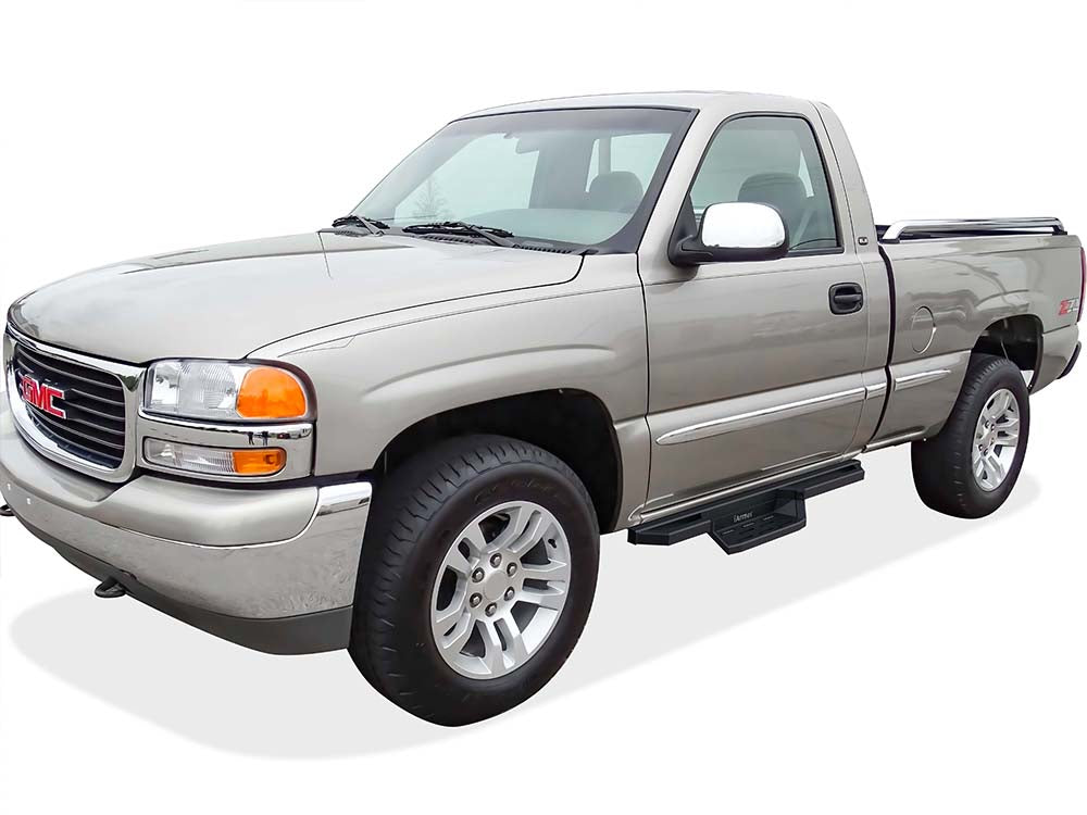 Stainless Steel Both Sides Nerf Bar ST 1999-2007 Chevy/GMC Silverado/Sierra "Classic" 1500 Regular Cab\ 2001-2007 Chevy/GMC Silverado/Sierra "Classic" 2500/3500 Regular Cab IA03NJJ7B