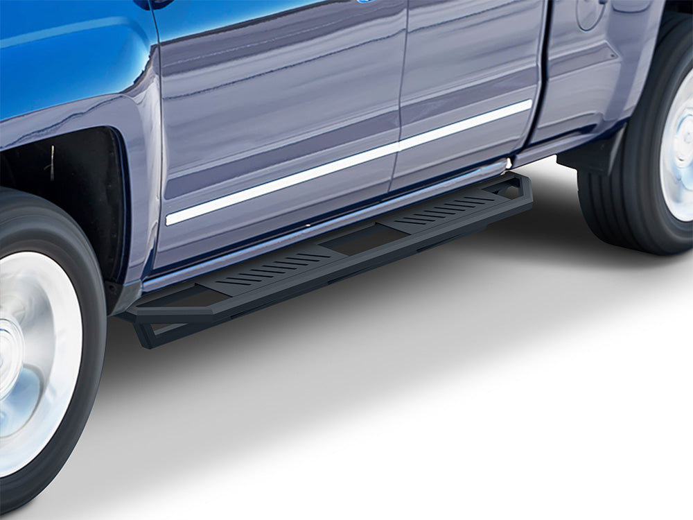 Stainless Steel Both Sides Truck Armor Chevy Silverado 1500\Chevy Silverado 1500 LD\Chevy Silverado 2500\Chevy Silverado 3500\GMC Sierra 1500\GMC Sierra 1500 Limited\GMC Sierra 2500\GMC Sierra 3500 IA03SAI5B
