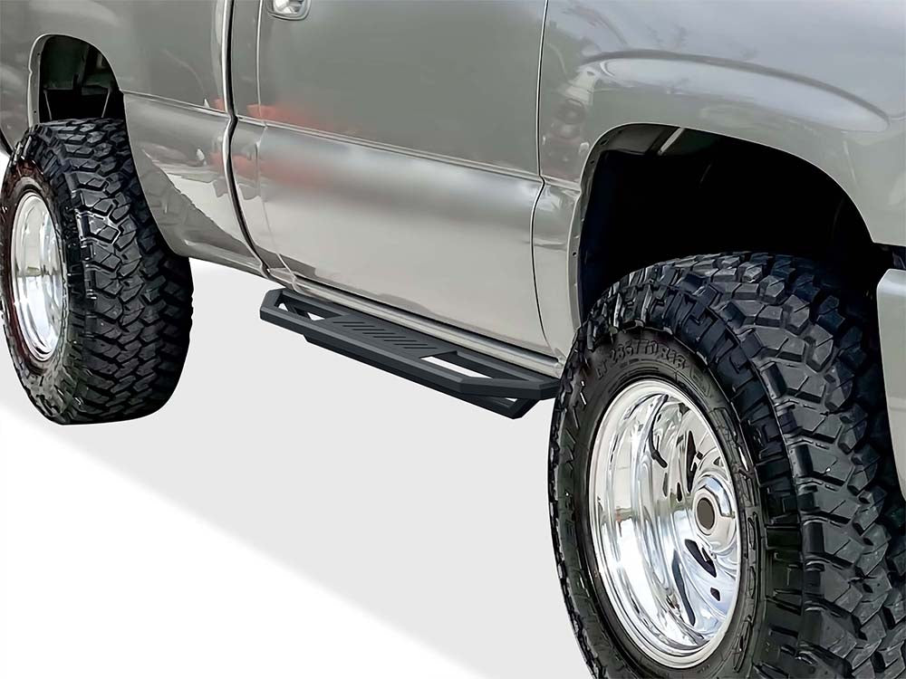 Stainless Steel Both Sides Truck Armor 1999-2007 Chevy/GMC Silverado/Sierra "Classic" 1500 Regular Cab\ 2001-2007 Chevy/GMC Silverado/Sierra "Classic" 2500/3500 Regular Cab IA03SJJ7B