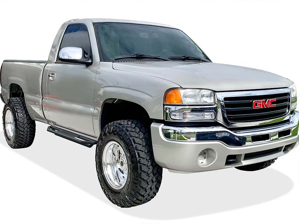 Stainless Steel Both Sides Truck Armor 1999-2007 Chevy/GMC Silverado/Sierra "Classic" 1500 Regular Cab\ 2001-2007 Chevy/GMC Silverado/Sierra "Classic" 2500/3500 Regular Cab IA03SJJ7B