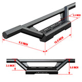 Stainless Steel with 6061 Aluminum Step Pad Both Sides Nerf Bar M3 2001-2007 Chevy/GMC Silverado/Sierra "Classic" 1500/1500HD/2500/2500HD/3500 Crew Cab IA03WJJ1B