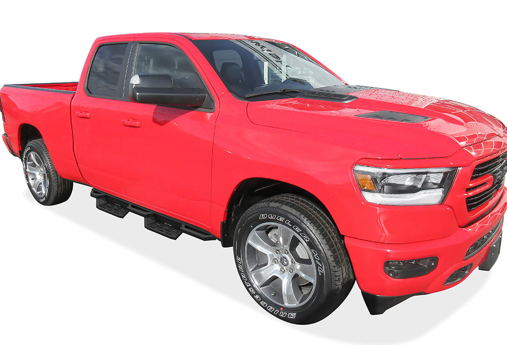 Stainless Steel Both Sides Nerf Bar ST 2019-2026 Ram 1500 Quad Cab (Excl. 2019-2024 Ram 1500 Classic) IA04NAE9B