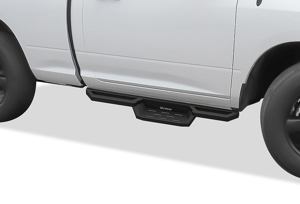 Stainless Steel Both Sides Nerf Bar ST 2009-2018 Dodge Ram 1500 Regular Cab (Incl. 2019-2024 Ram 1500 Classic)\ 2010-2026 Dodge Ram 2500/3500/4500/5500 Regular Cab\ (Exclude Chassis Cab Diesel Models) IA04NAG8B