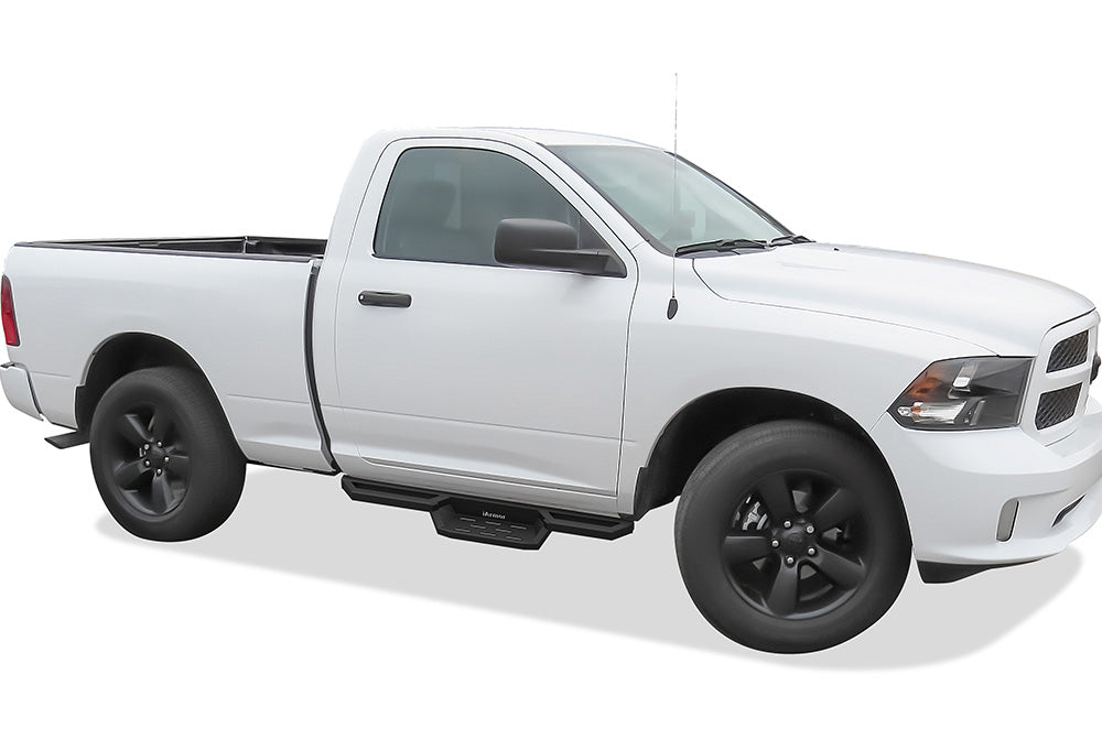 Stainless Steel Both Sides Nerf Bar ST 2009-2018 Dodge Ram 1500 Regular Cab (Incl. 2019-2024 Ram 1500 Classic)\ 2010-2026 Dodge Ram 2500/3500/4500/5500 Regular Cab\ (Exclude Chassis Cab Diesel Models) IA04NAG8B