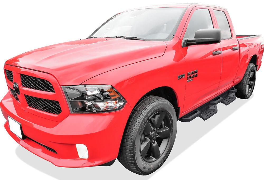 Stainless Steel Both Sides Nerf Bar ST 2009-2018 Dodge Ram 1500 Quad Cab (Incl. 2019-2024 RAM 1500 Classic) IA04NAG9B