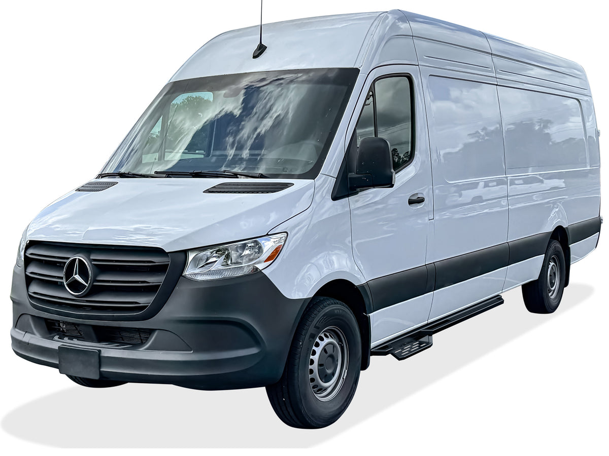 Stainless Steel Both Sides Nerf Bar ST 2007-2009 Dodge Sprinter\ 2007-2009 Freightliner Sprinter\ 2010-2026 Mercedes-Benz Sprinter (Full Size)\ (Excl. Passenger Van With Rear A/C and 2015 4X4) IA04NDB3H