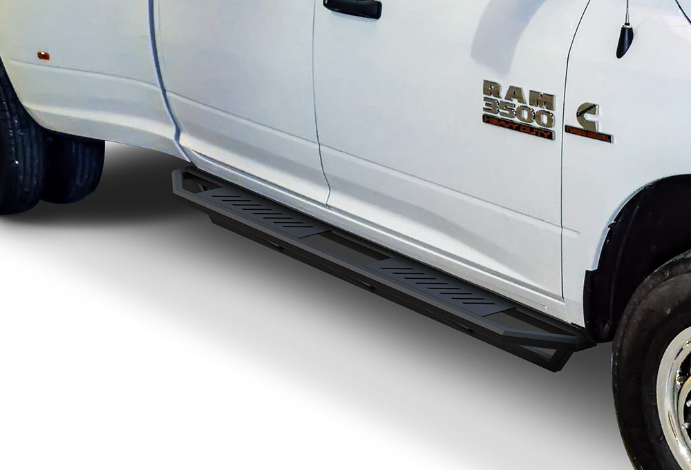 Stainless Steel Both Sides Truck Armor 2009-2018 Dodge Ram 1500 Crew Cab (Incl. 2019-2024 Ram 1500 Classic)\ 2010-2026 Dodge RAM 2500/3500/4500/5500 Crew Cab\ (Excl. Chassis Cab With Diesel Models) IA04SBJ8B