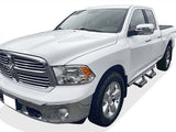 Stainless Steel with 6061 Aluminum Step Pad Both Sides Nerf Bar M3 2009-2018 Dodge Ram 1500 Quad Cab (Incl. 2019-2024 RAM 1500 Classic) IA04WAG9B