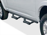 Stainless Steel with 6061 Aluminum Step Pad Both Sides Nerf Bar M3 2009-2018 Dodge Ram 1500 Crew Cab (Incl. 2019-2024 Ram 1500 Classic)\ 2010-2026 Dodge RAM 2500/3500/4500/5500 Crew Cab\ (Excl. Chassis Cab With Diesel Models) IA04WBJ8B