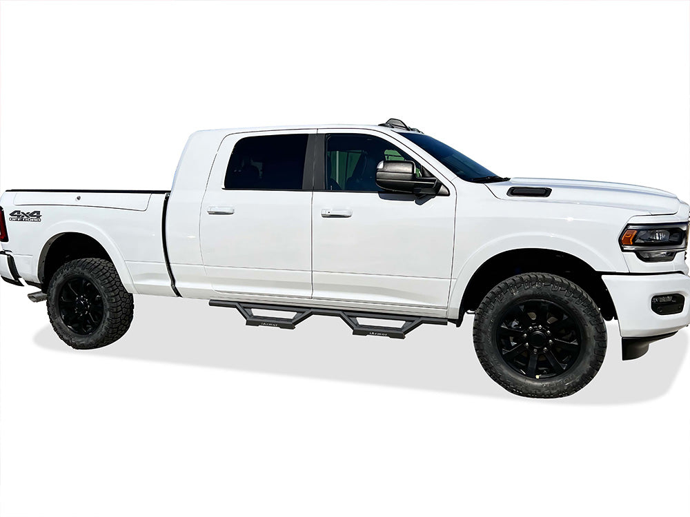 Stainless Steel with 6061 Aluminum Step Pad Both Sides Nerf Bar M3 2010-2026 Dodge Ram 2500/3500 Mega Cab IA04WBJ9B