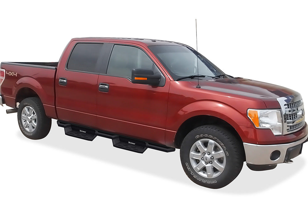 Stainless Steel Both Sides Nerf Bar ST 2009-2014 Ford F-150 SuperCrew Cab IA06NAG7B