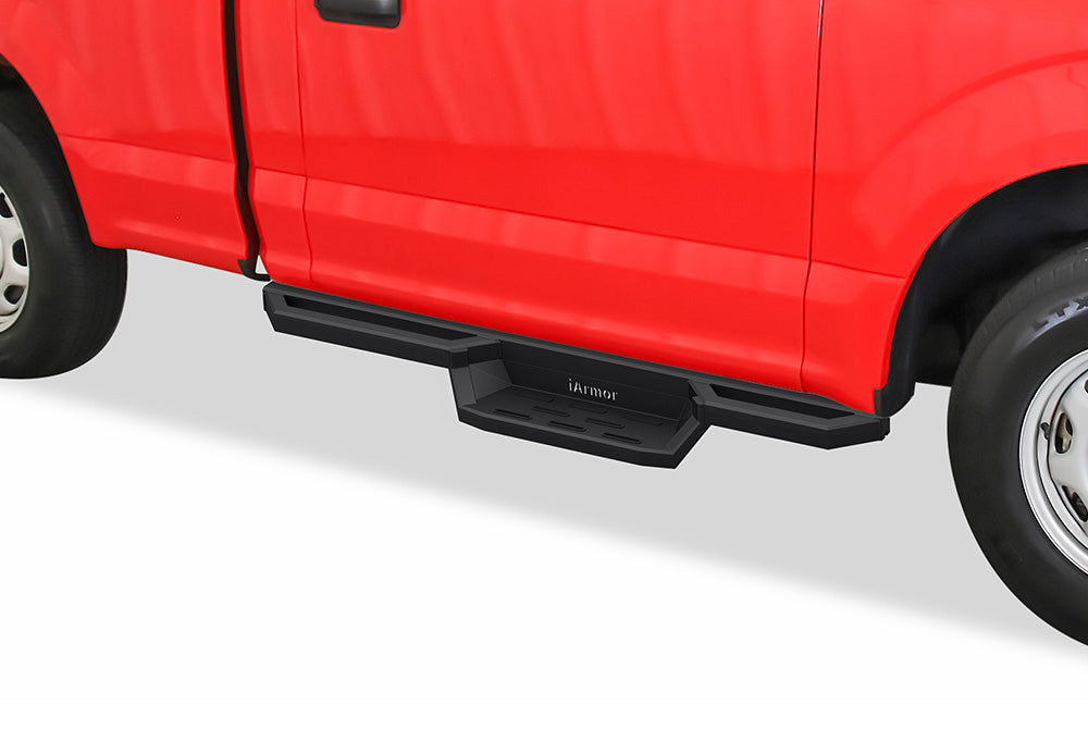 Stainless Steel Both Sides Nerf Bar ST 2015-2026 Ford F-150 Regular Cab (Excl. 2022-2026 F-150 Lighting EV)\ 2017-2026 Ford F-250/F-350/F-450/F-550 Super Duty Regular Cab IA06NAH9B