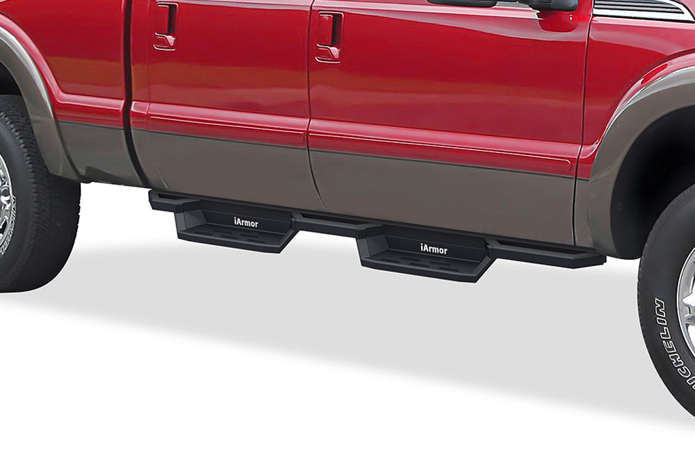 Stainless Steel Both Sides Nerf Bar ST 1999-2016 Ford F-250/F-350/F-450/F-550 Super Duty Crew Cab IA06NJA1B