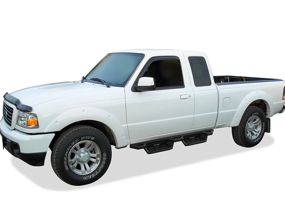 Stainless Steel Both Sides Nerf Bar ST 1999-2011 Ford Ranger Super Cab 4-Door\ 1999-2011 Ford Ranger "EDGE" Super Cab 4-Door\ 1999-2011 Mazda B-Series Super Cab 4-Door IA06NJC9B