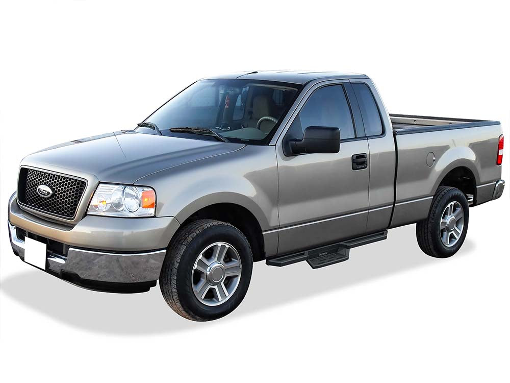 Stainless Steel Both Sides Nerf Bar ST 2004-2008 Ford F-150 Regular Cab\ (Excl. 04 Heritage Edition) IA06NJD2B