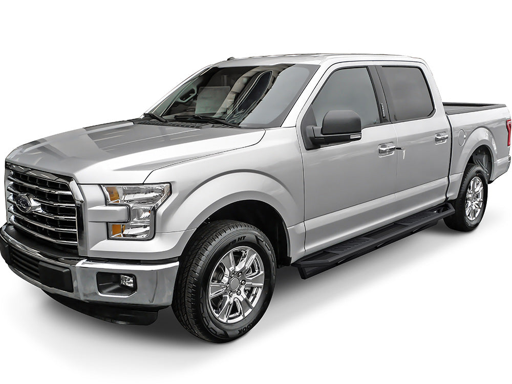 Stainless Steel Both Sides Truck Armor 2015-2026 Ford F-150 SuperCrew Cab\ 2022-2026 Ford F-150 Lightning SuperCrew Cab\ 2017-2026 Ford F-250/F-350 /F-450/F-550 Super Duty Crew Cab IA06SAG5B