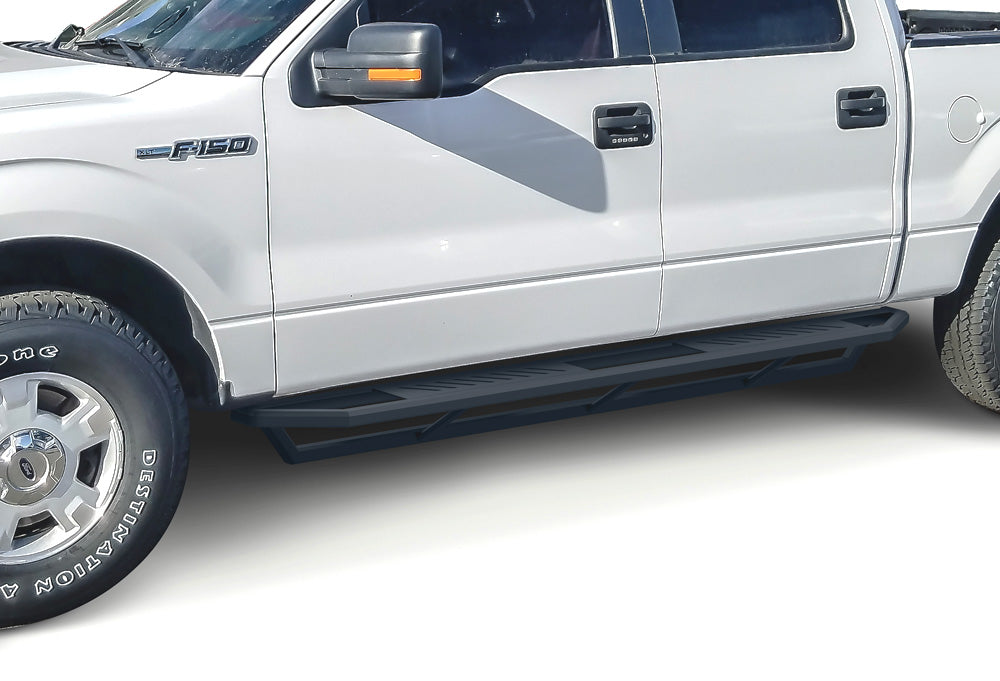 Stainless Steel Both Sides Truck Armor 2009-2014 Ford F-150 SuperCrew Cab IA06SAG7B
