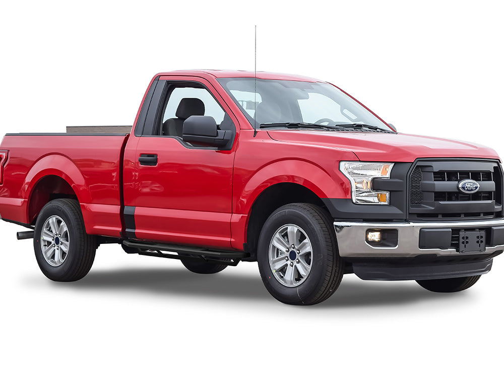 Stainless Steel Both Sides Truck Armor 2015-2026 Ford F-150 Regular Cab (Excl. 2022-2026 F-150 Lighting EV)\ 2017-2026 Ford F-250/F-350/F-450/F-550 Super Duty Regular Cab IA06SAH9B