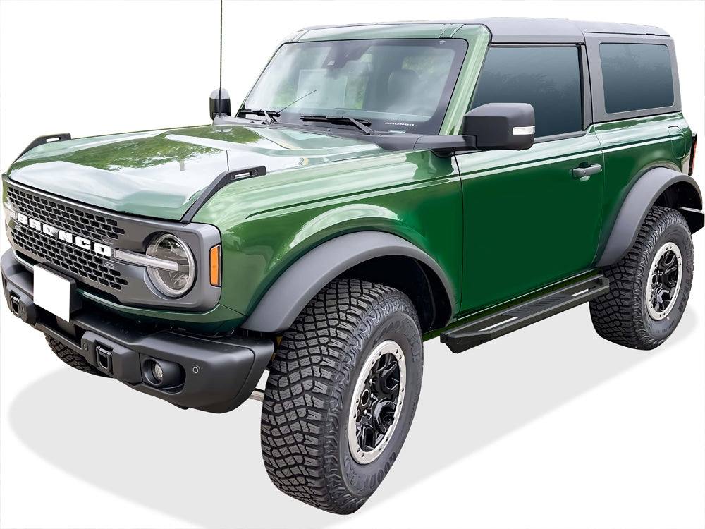 Stainless Steel Both Sides Truck Armor 2021-2026 Ford Bronco 2-Door IA06SCA2B