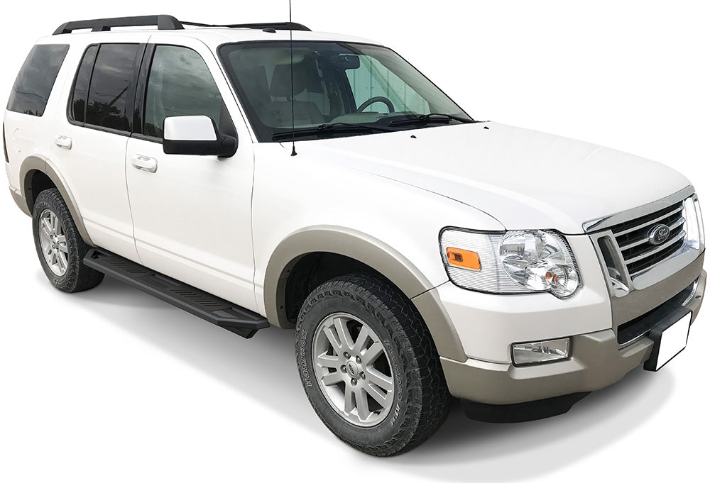 Stainless Steel Both Sides Truck Armor 2006-2010 Ford Explorer 4-Door/ 2006-2010 Mercury Mountaineer (*Will not fit on vehicles equipped with power retracting boards) IA06SIB3B