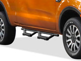 Stainless Steel with 6061 Aluminum Step Pad Both Sides Nerf Bar M3 2019-2023 Ford Ranger Super Cab  (with 2 Full Size Doors and 2 Suicide Doors) IA06WCA3B