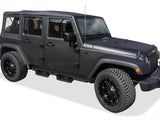 Stainless Steel Both Sides Nerf Bar ST 2007-2018 Jeep Wrangler JK 4-Door (Factory sidesteps or rock rails have to be removed) IA10NAJ7B
