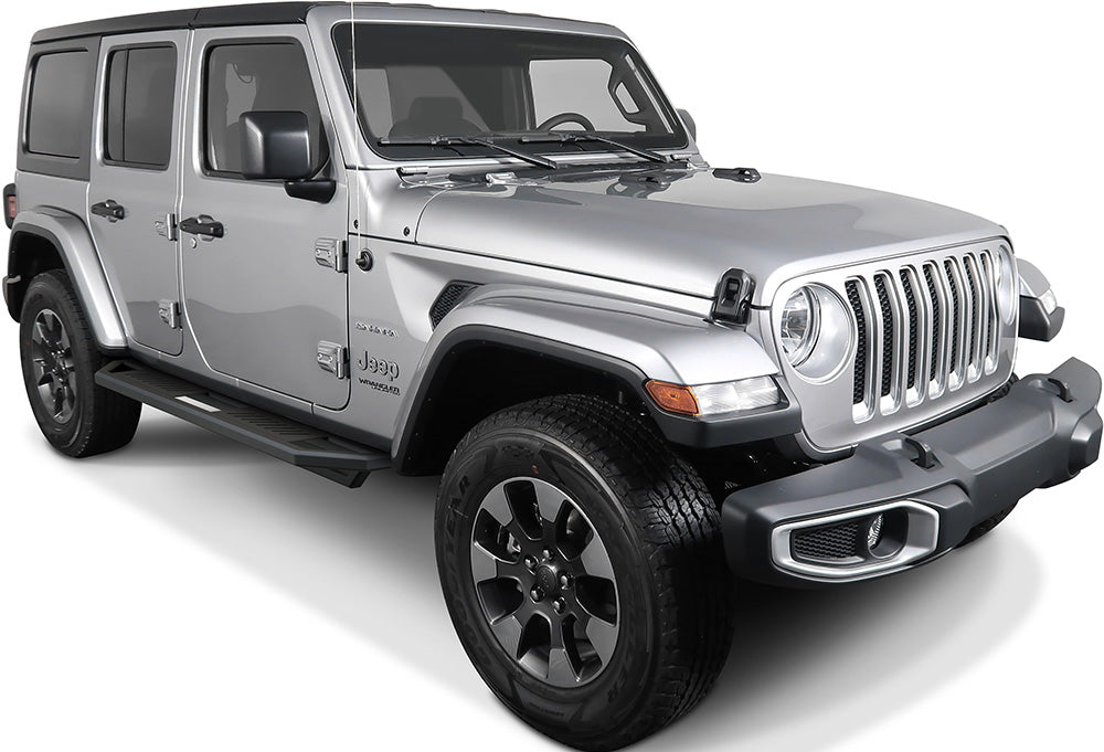 Stainless Steel Both Sides Truck Armor 2018-2026 Jeep Wrangler JL 4-Door, Incl. 2021-2026 4XE IA10SAA1B