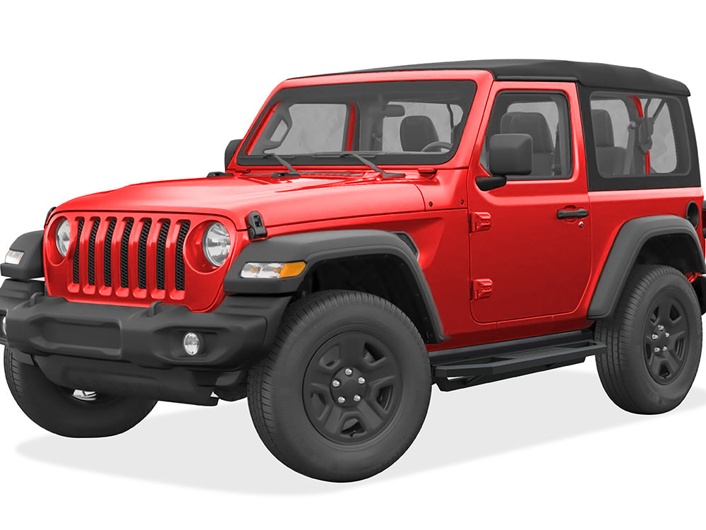 Stainless Steel Both Sides Truck Armor 2018-2026 Jeep Wrangler JL 2-Door IA10SAA6B