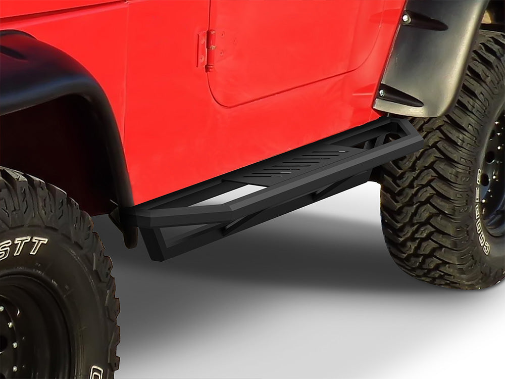 Stainless Steel Both Sides Truck Armor 1987-2006 Jeep Wrangler TJ/YJ IA10SJH4B