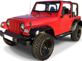 Stainless Steel Both Sides Truck Armor 1987-2006 Jeep Wrangler TJ/YJ IA10SJH4B