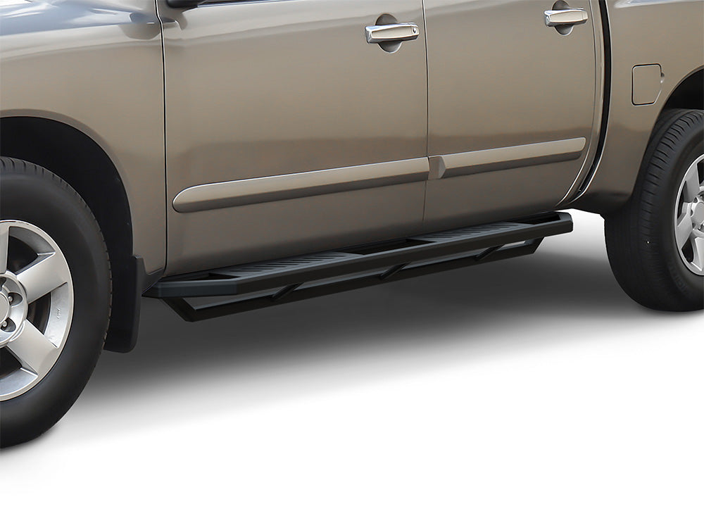 Stainless Steel Both Sides Truck Armor 2004-2024 Nissan Titan Crew Cab (Exl. 2016 Models)\ 2016-2024 Nissan Titan XD Crew Cab IA14SJE0B