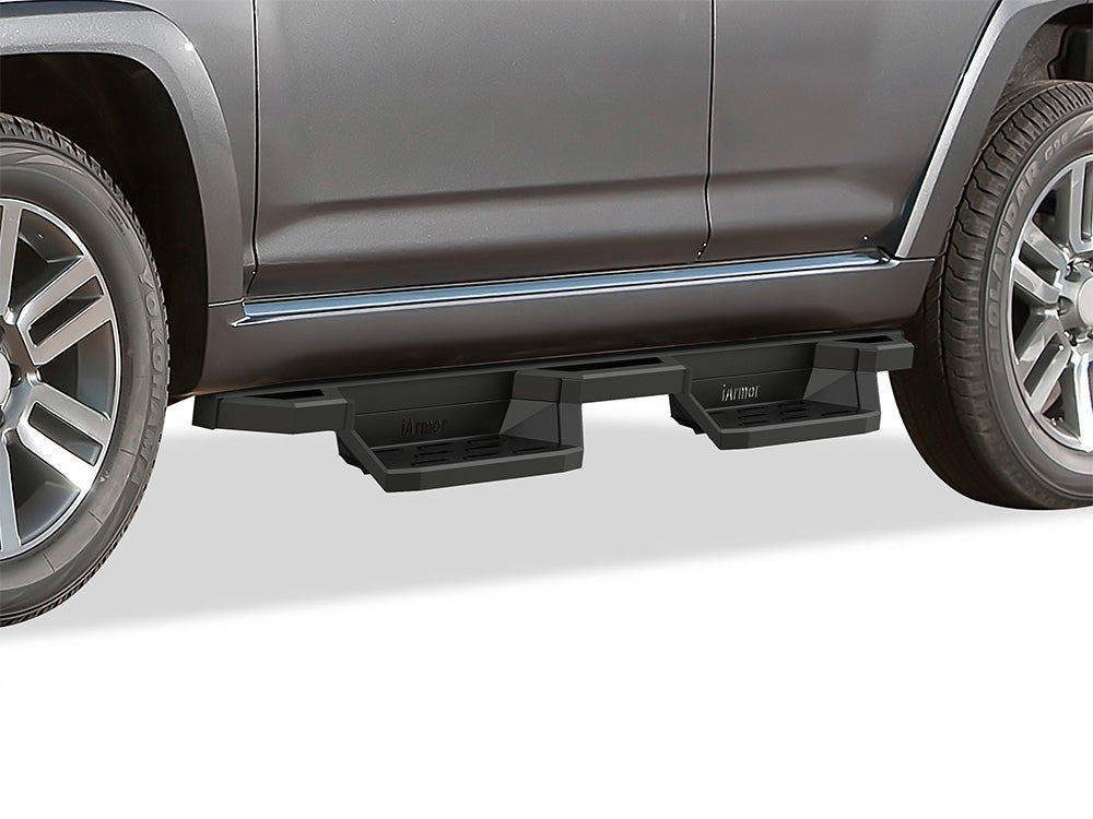 Stainless Steel Both Sides Nerf Bar ST 2010-2013 Toyota 4Runner SR5\ 2010-2024 Toyota 4Runner Limited\ 2019-2024 Toyota 4Runner Nightshade Edition\(Only fit Models with Lower Rocker Panel Extensions) IA20NBC0B