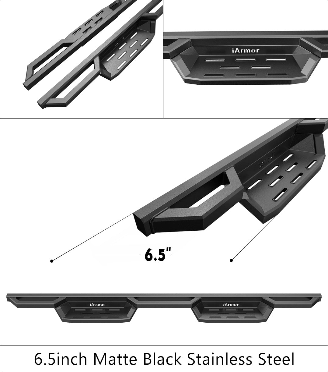 Stainless Steel Both Sides Nerf Bar ST 2022-2026 Toyota Tundra CrewMax IA20NBI8H