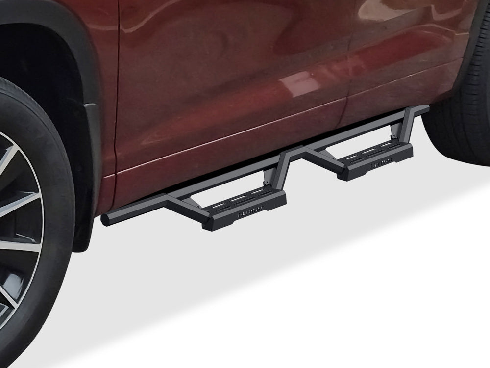 Stainless Steel with 6061 Aluminum Step Pad Both Sides Nerf Bar M3 2014-2019 Toyota Highlander IA20WIG5B