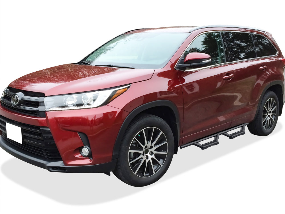 Stainless Steel with 6061 Aluminum Step Pad Both Sides Nerf Bar M3 2014-2019 Toyota Highlander IA20WIG5B