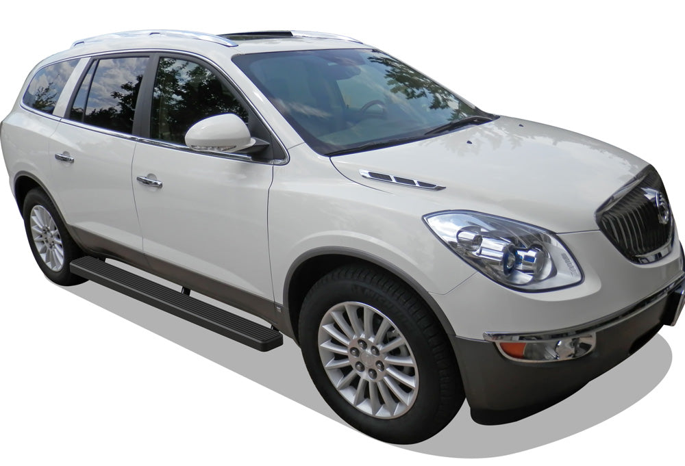 Stainless Steel Both Sides iStep 5 Inch 2007-2017 Chevy Traverse\ 2007-2016 GMC Acadia (Excl. Denali)\ 2017 GMC Acadia Limited\ 2007-2009 Buick Enclave\ 2007-2010 Saturn Outlook IB03EAC3B