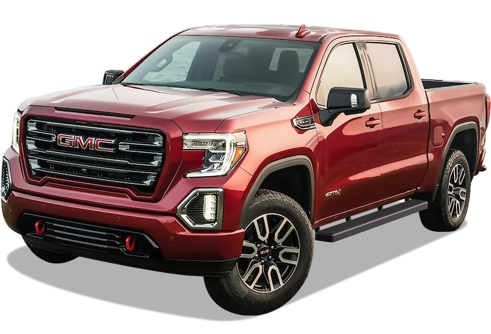 Stainless Steel Both Sides iStep 5 Inch Chevy Silverado 1500\Chevy Silverado 2500\Chevy Silverado 3500\GMC Sierra 1500\GMC Sierra 2500\GMC Sierra 3500 IB03EAG1B