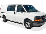 Stainless Steel Both Sides iStep 5 Inch Van 2003-2026 Chevy Express/GMC Savana 1500/2500/3500 Van (Full Size) For 3-Door Models Only IB03EDJ0B