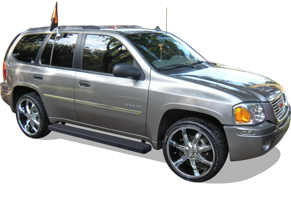Stainless Steel Both Sides iStep 5 Inch 2002-2009 Chevy Trailblazer\ 2002-2009 GMC Envoy IB03EJB6B
