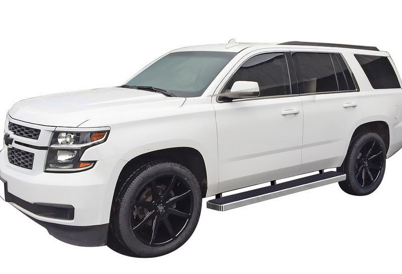Stainless Steel Both Sides iStep 6 Inch 2000-2020 Chevy Tahoe (Excl. 04-07 "Z71" and any Model with lower body cladding)\ 2000-2020 GMC Yukon 1500 (Excl. Yukon XL or Z71 or Denali Model) IB03FAC1A