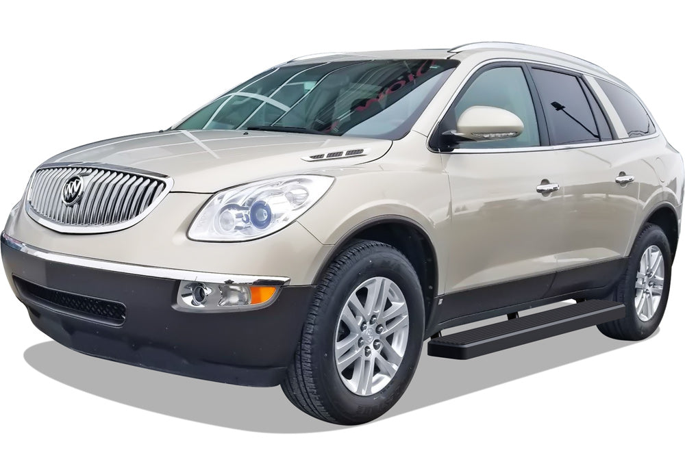 Stainless Steel Both Sides iStep 6 Inch 2007-2017 Chevy Traverse\ 2007-2016 GMC Acadia (Excl. Denali)\ 2017 GMC Acadia Limited\ 2007-2009 Buick Enclave\ 2007-2010 Saturn Outlook IB03FAC3B