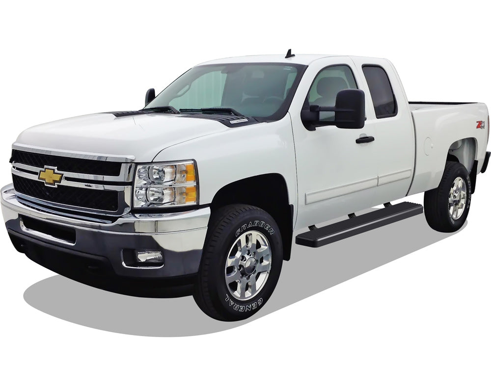 Stainless Steel Both Sides iStep 6 Inch Chevy Silverado 1500\Chevy Silverado 1500 LD\Chevy Silverado 2500\Chevy Silverado 3500\GMC Sierra 1500\GMC Sierra 2500\GMC Sierra 3500 IB03FAI5B