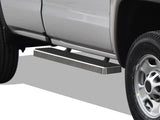 Stainless Steel Both Sides iStep 6 Inch Chevy Silverado 1500\Chevy Silverado 1500 LD\Chevy Silverado 2500\Chevy Silverado 3500\GMC Sierra 1500\GMC Sierra 2500\GMC Sierra 3500 IB03FAI6A